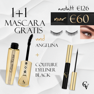 1 + 1 maskara + Angelina + Couture Eyeliner Black